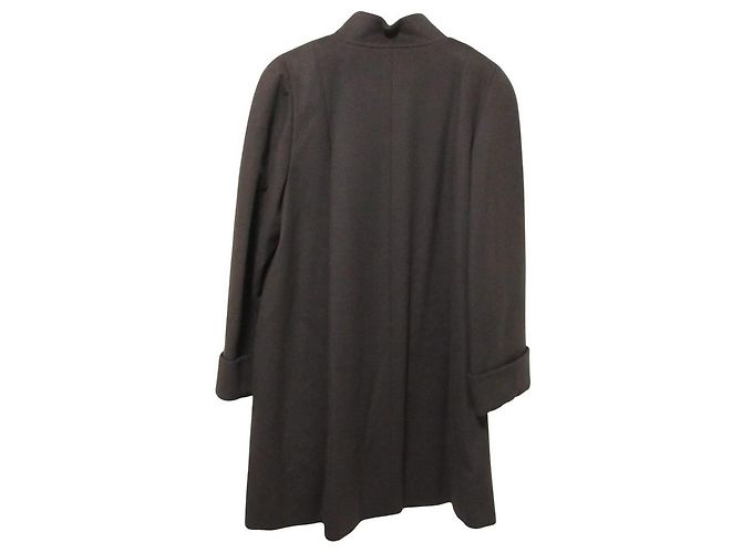 Autre Marque Abrigo largo HARDY AMIES 100% Cashmere Castaño - vista 2