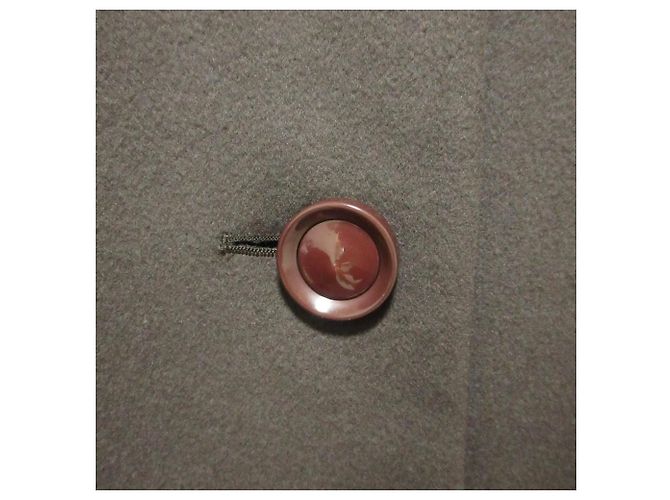 Autre Marque Abrigo largo HARDY AMIES 100% Cashmere Castaño - vista 5