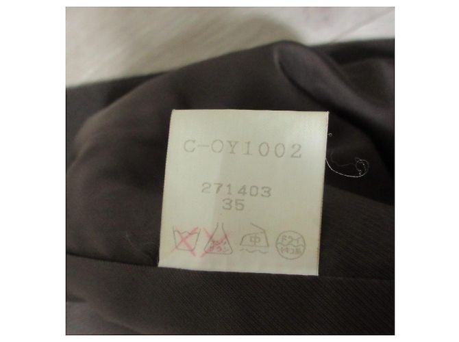 Autre Marque Abrigo largo HARDY AMIES 100% Cashmere Castaño - vista 7