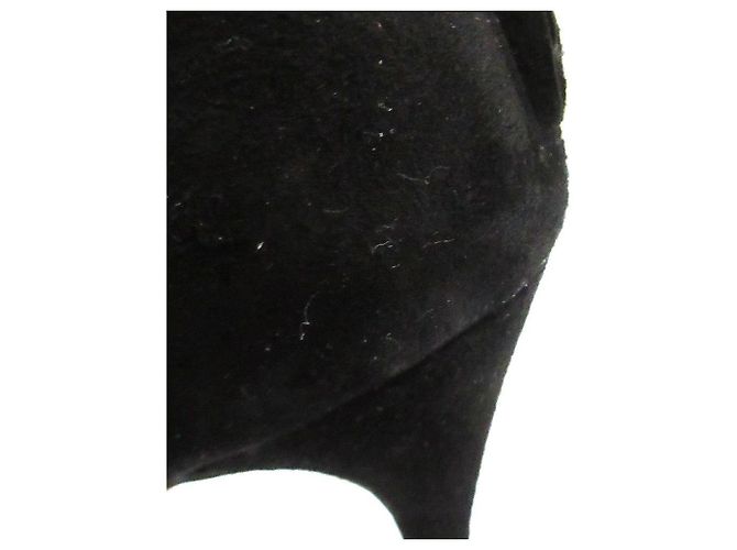 Autre Marque Stivaletti stringati in camoscio Sergio Rossi Nero - vista 16
