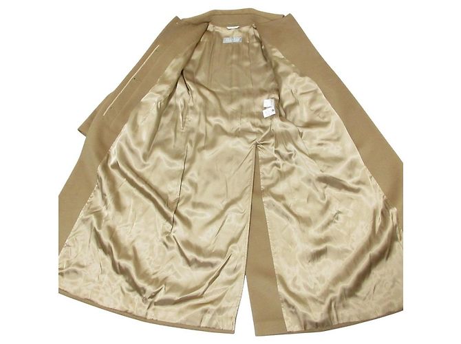 Abrigo largo de lana Max Mara Beige Camello - vista 6