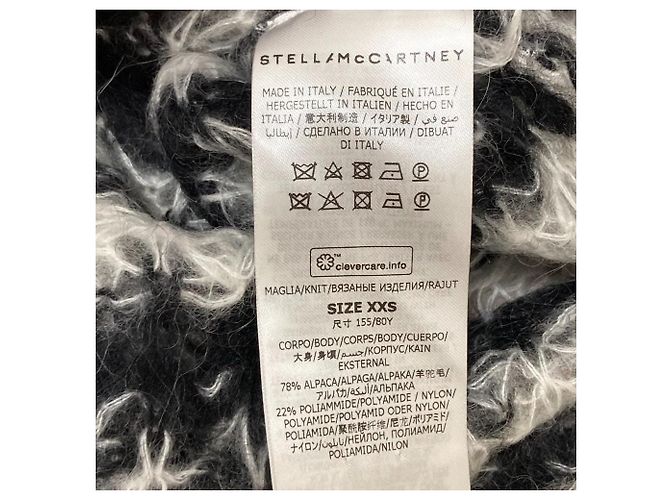Stella Mc Cartney Stella McCartney Strickpullover mit offener Struktur Schwarz - Ansicht 10