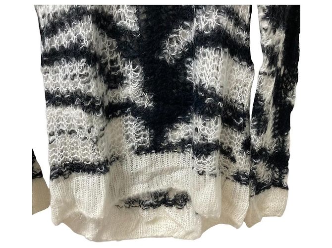 Stella Mc Cartney Stella McCartney Strickpullover mit offener Struktur Schwarz - Ansicht 3