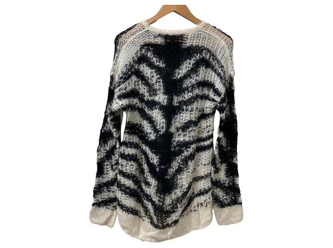 Stella Mc Cartney Stella McCartney Strickpullover mit offener Struktur Schwarz - Ansicht 4