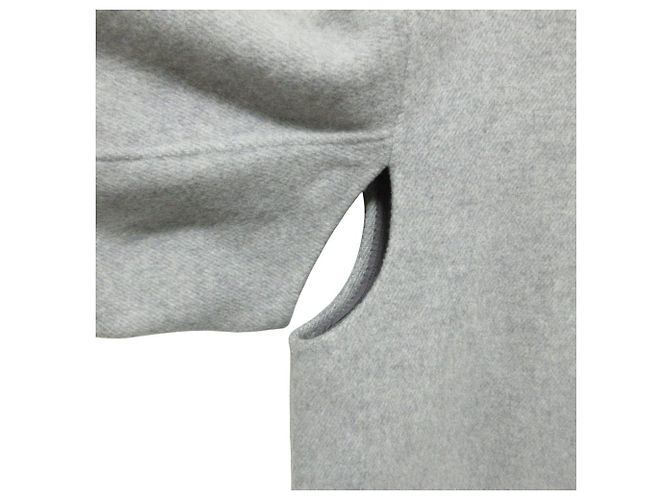 Autre Marque Maison Special PECOLAMB SUPER110's Abrigo largo sin cuello Castaño - vista 7
