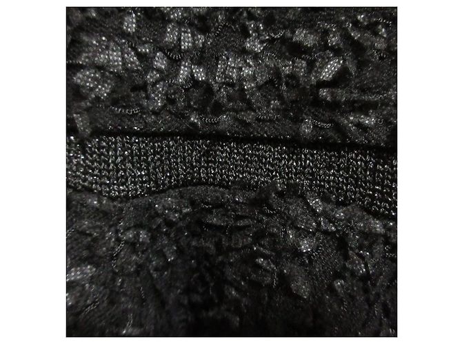 Autre Marque Falda de punto tweed GRACE CONTINENTAL Negro - vista 3