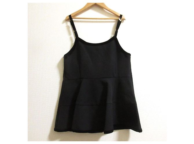 Autre Marque TREFLE+1 TRF23A6000 Samt-Camisole Bustier Schwarz - Ansicht 2
