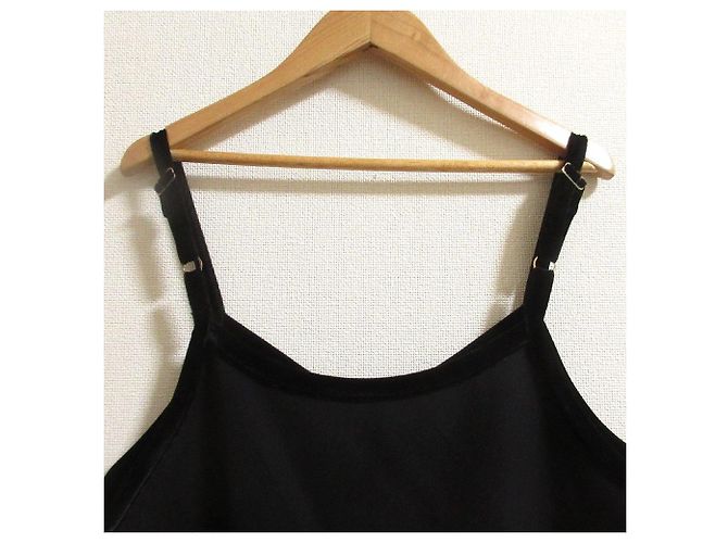 Autre Marque TREFLE+1 TRF23A6000 Samt-Camisole Bustier Schwarz - Ansicht 5