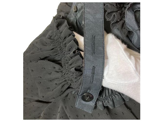 Autre Marque Vestido Diagram Dot Jacquard Negro - vista 4