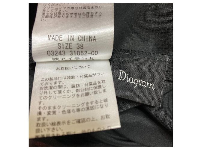 Autre Marque Vestido Diagram Dot Jacquard Negro - vista 8