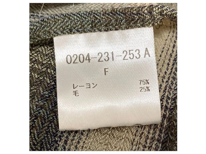 Autre Marque DOUBLE STANDARD CLOTHING Camicia in lana e viscosa Marrone - vista 6