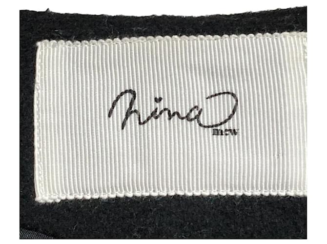 Autre Marque Abrigo sin cuello Ninamew Negro - vista 5