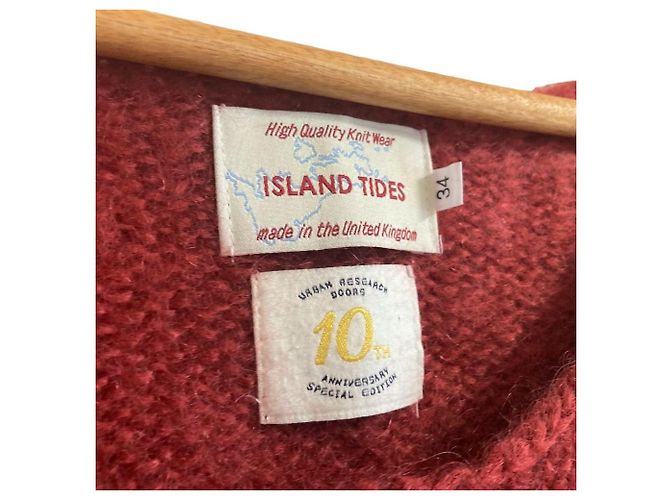 Autre Marque ISLAND TIDES Mohair-Strickpullover Rot - Ansicht 3