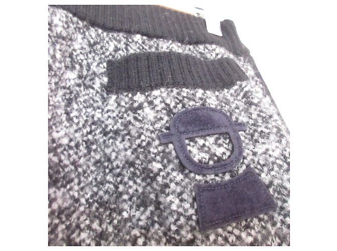 Autre Marque Falda de tweed de punto Picone Club Castaño - vista 3