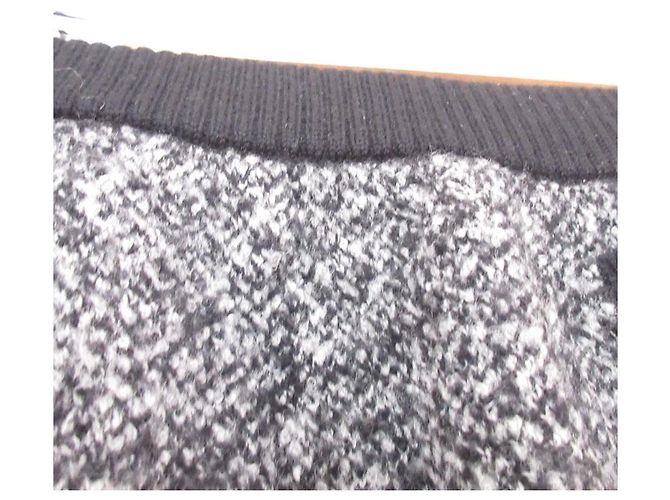 Autre Marque Falda de tweed de punto Picone Club Castaño - vista 4