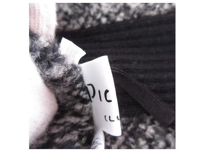 Autre Marque Falda de tweed de punto Picone Club Castaño - vista 7