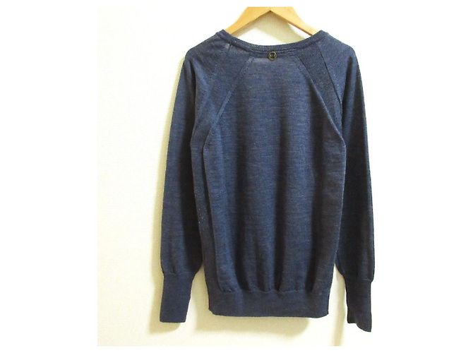 Autre Marque Deuxieme Classe Insonnia Projects LIMITED EDITION Knit Top Castaño Azul claro - vista 3