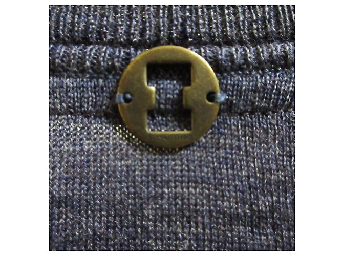 Autre Marque Deuxieme Classe Insonnia Projects LIMITED EDITION Knit Top Castaño Azul claro - vista 6