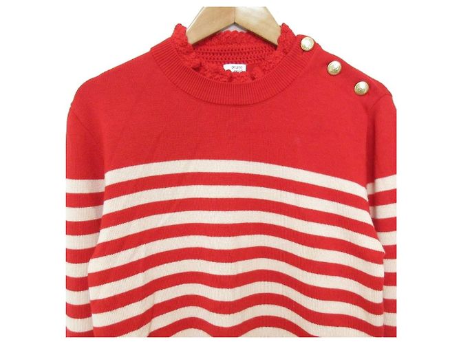 Autre Marque Sailor Strickpullover prune gold schmidt Rot - Ansicht 3