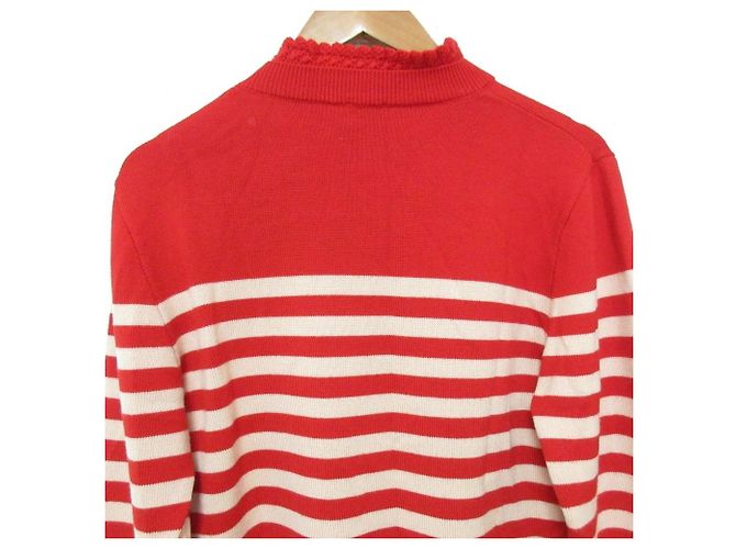 Autre Marque Sailor Strickpullover prune gold schmidt Rot - Ansicht 4