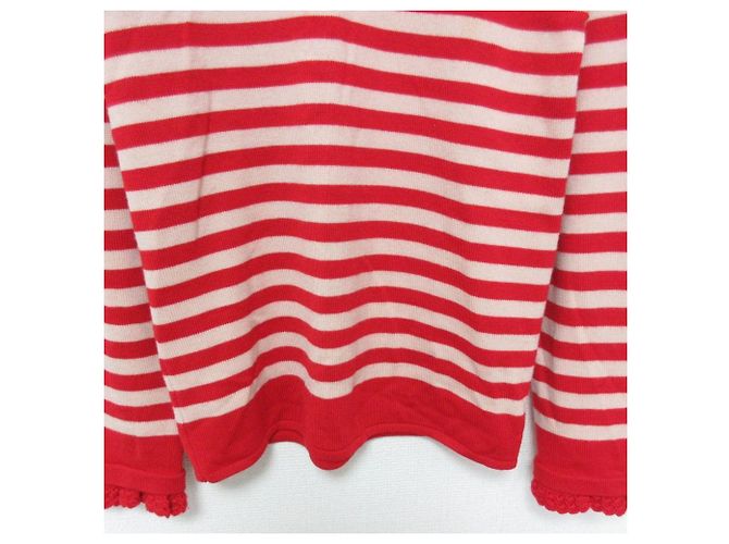 Autre Marque Sailor Strickpullover prune gold schmidt Rot - Ansicht 5