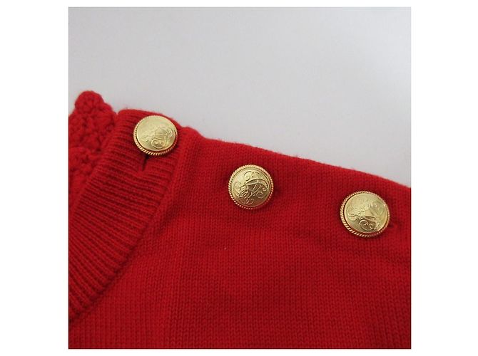 Autre Marque Sailor Strickpullover prune gold schmidt Rot - Ansicht 9