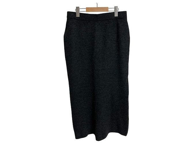 Autre Marque Falda de lana merino JOURNAL STANDARD LUXE Castaño Gris antracita - vista 2