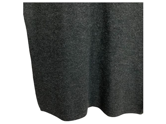 Autre Marque Falda de lana merino JOURNAL STANDARD LUXE Castaño Gris antracita - vista 4