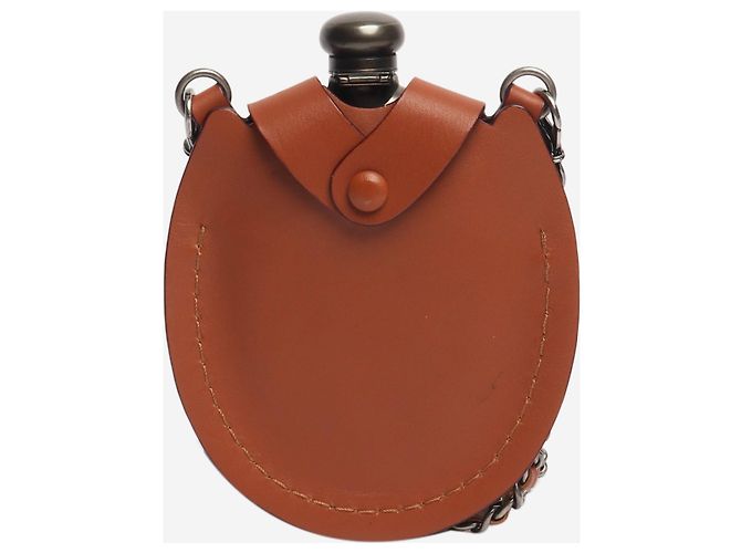 Chanel Flasca sporran marrón - vista 3