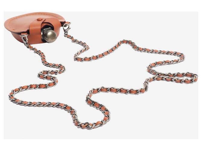 Chanel Flasca sporran marrón - vista 7