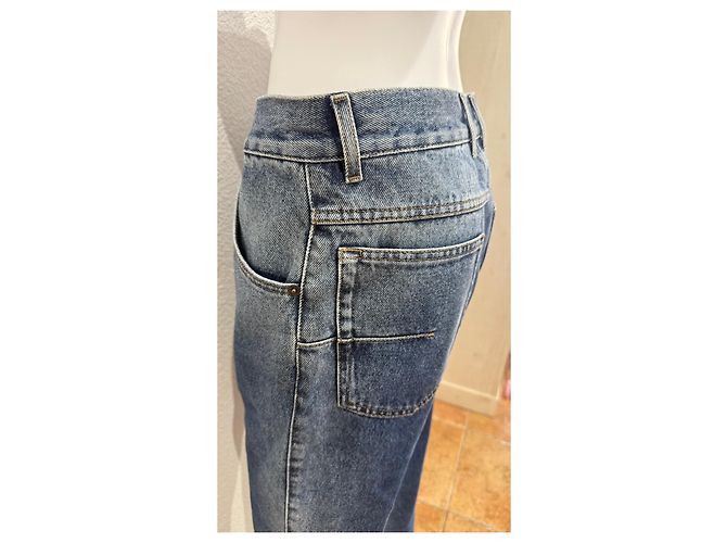 Jeans Monogram Christian Dior Blu - vista 4