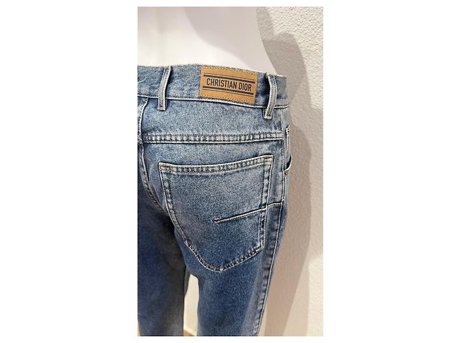 Jeans Monogram Christian Dior Blu - vista 5