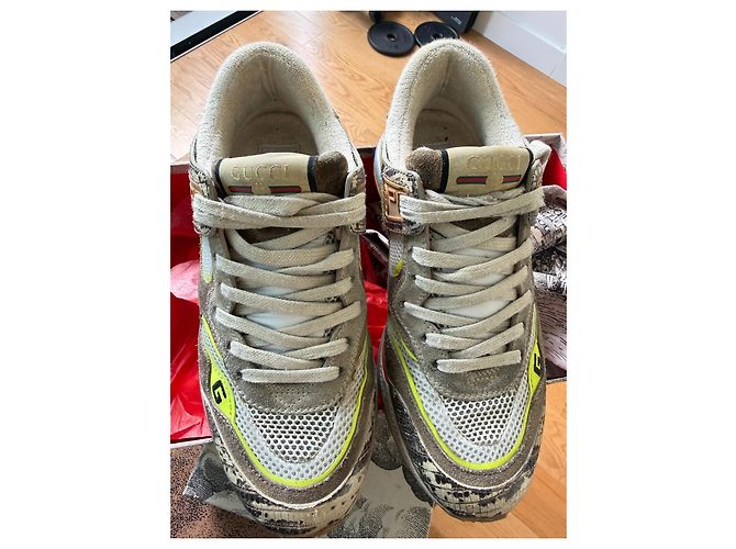 Sneakers Gucci New Ace Multicolore - vista 3