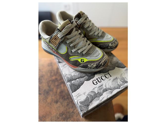 Sneakers Gucci New Ace Multicolore - vista 5
