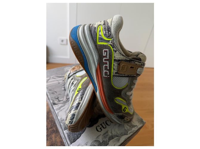 Sneakers Gucci New Ace Multicolore - vista 6