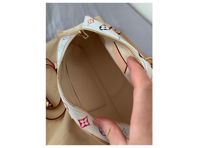 Borsa Louis Vuitton East West Takashi Murakami Nuova Bianco Multicolore - vista 11