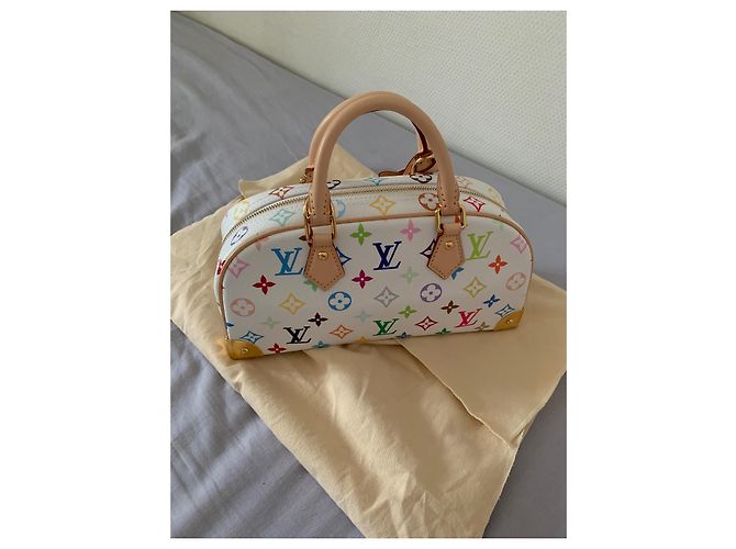 Borsa Louis Vuitton East West Takashi Murakami Nuova Bianco Multicolore - vista 2