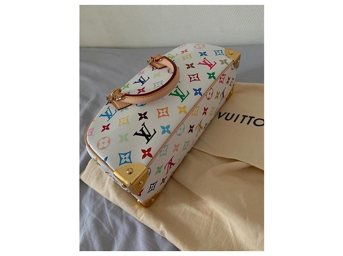 Borsa Louis Vuitton East West Takashi Murakami Nuova Bianco Multicolore - vista 4