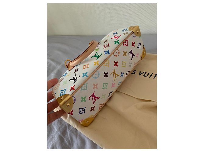 Borsa Louis Vuitton East West Takashi Murakami Nuova Bianco Multicolore - vista 5