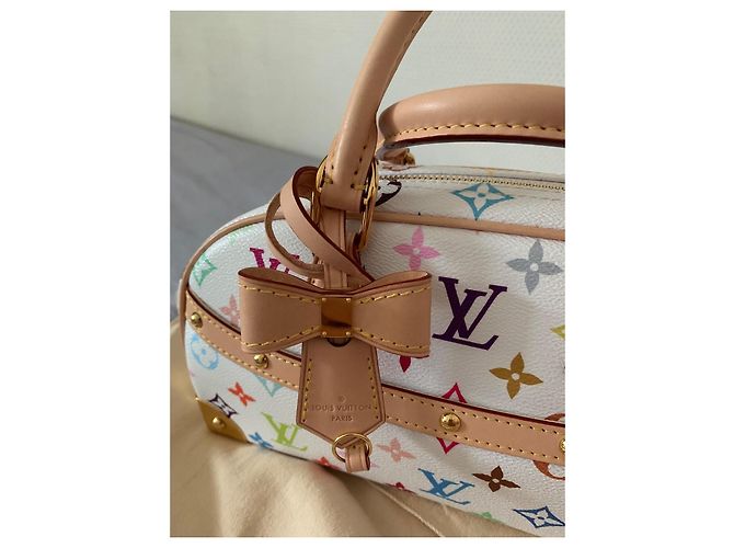 Borsa Louis Vuitton East West Takashi Murakami Nuova Bianco Multicolore - vista 6