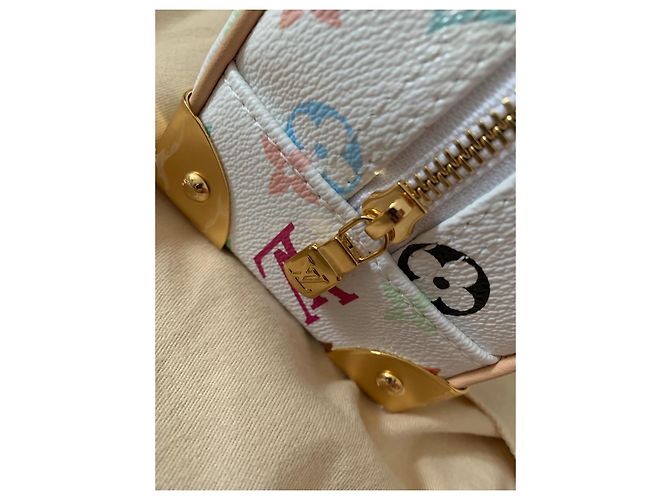 Borsa Louis Vuitton East West Takashi Murakami Nuova Bianco Multicolore - vista 7