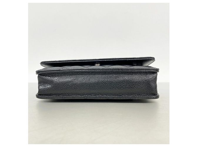 Cartera de hombro con cadena Chanel Matelassé Negro - vista 3