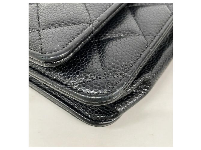 Cartera de hombro con cadena Chanel Matelassé Negro - vista 9