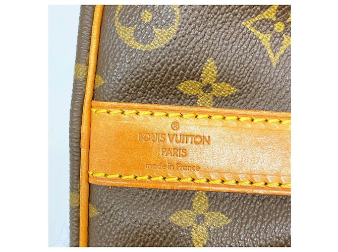 Louis Vuitton Boston Monogram Keepall Bandoulière 50 Marrone - vista 5