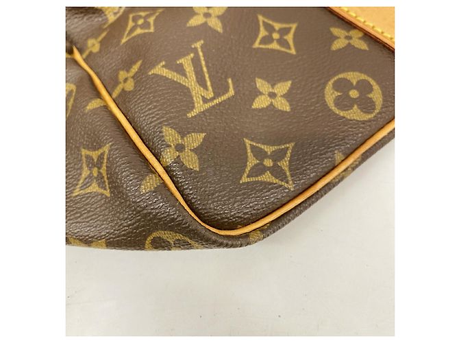Louis Vuitton Boston Monogram Keepall Bandoulière 50 Marrone - vista 6