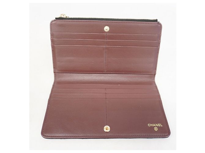 Cartera larga Chanel Matelassé Negro - vista 3