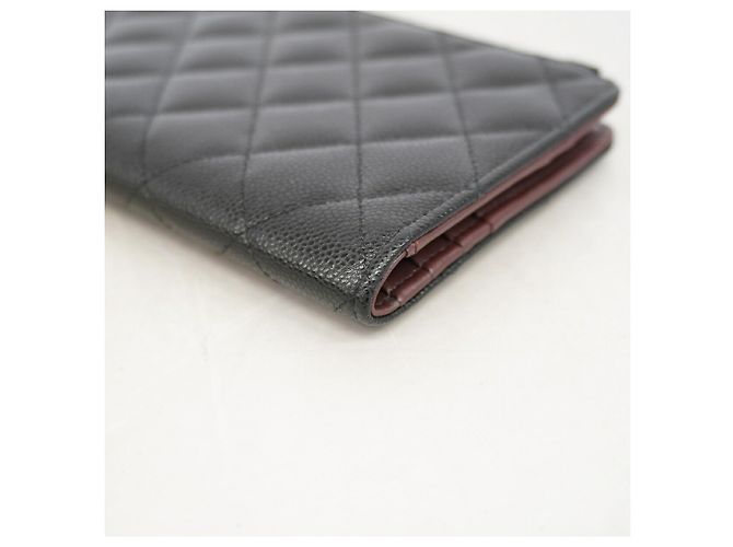 Cartera larga Chanel Matelassé Negro - vista 5