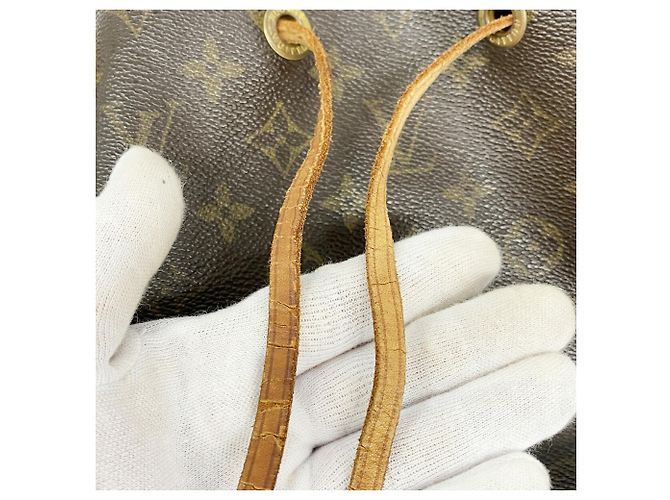 Zaino Louis Vuitton Monogram Montsouris GM Marrone - vista 10