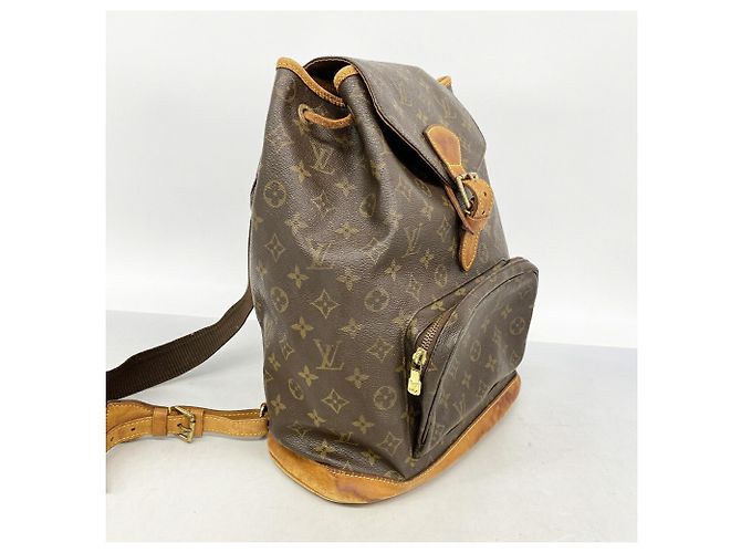 Zaino Louis Vuitton Monogram Montsouris GM Marrone - vista 2