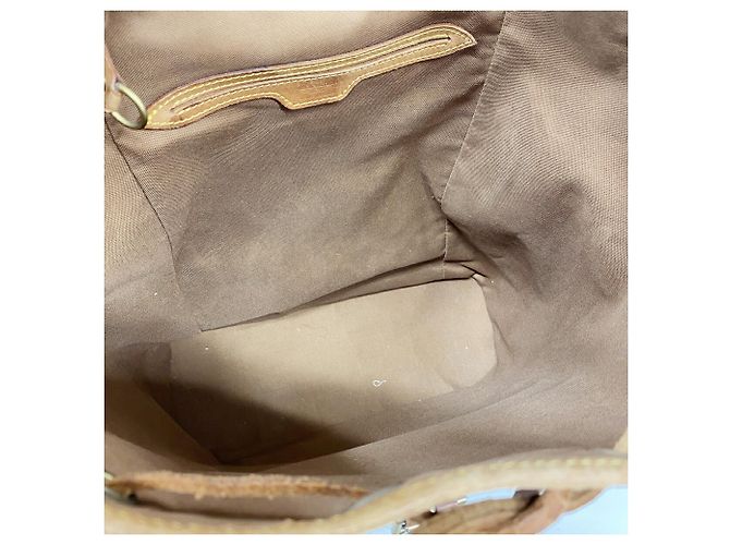 Zaino Louis Vuitton Monogram Montsouris GM Marrone - vista 4